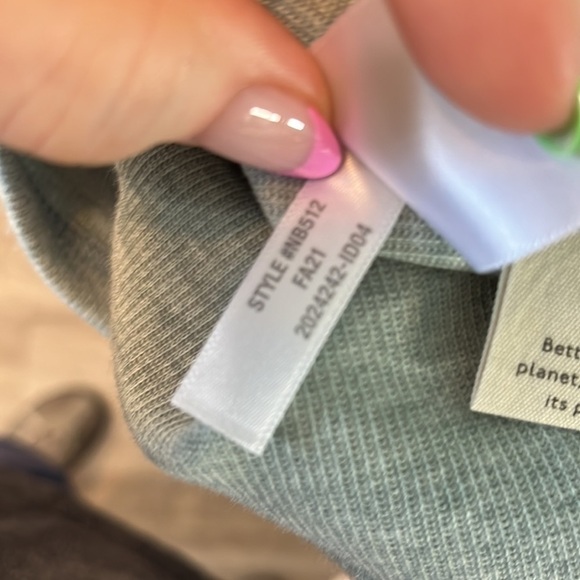 Madewell Resourced Plush MockNeck Top NWT Puff Sleeve Fitted Cotton Size Small - Picture 10 of 12